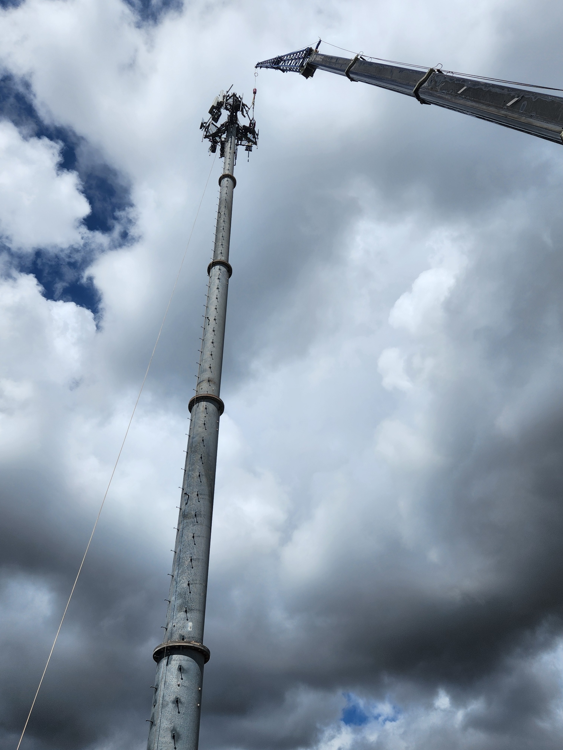 Bens Crane with Clouds in background